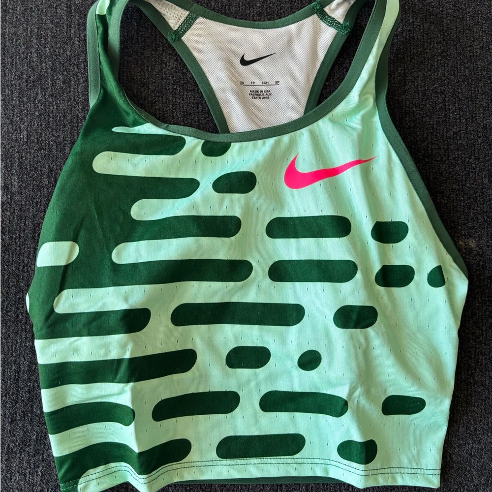 NIKE PRO ELITE OFFICIAL OLYMPICS TRACK & FIELD BRA TOP SIZE EXTRA SMALL